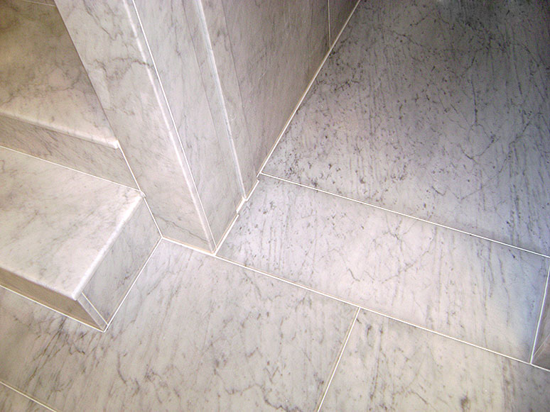 marble floor and stairs