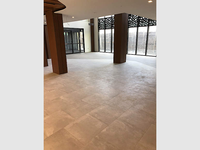 lobby tile floor